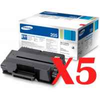 5 x Genuine Samsung ML-3310 ML-3710 SCX-4833 SCX-5637 SCX-5737 Toner Cartridge High Yield MLT-D205L SU965A