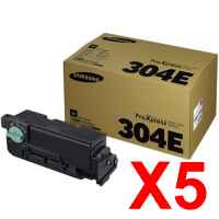 5 x Genuine Samsung SL-M4530 SL-M4530ND Toner Cartridge MLT-D304E SV033A