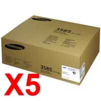 5 x Genuine Samsung SL-M4370 SL-M5370 Toner Cartridge MLT-D358S SV111A