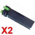 2 x Compatible Sharp AR020T Toner Cartridge AR-020T