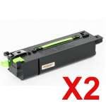 2 x Compatible Sharp AR455T Toner Cartridge AR-455T