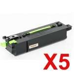 5 x Compatible Sharp AR455T Toner Cartridge AR-455T