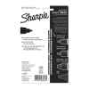 Sharpie Met Permanent Marker Bullet Black Pack of 4