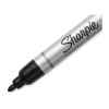 Sharpie Met Permanent Marker Bullet Black Pack of 4