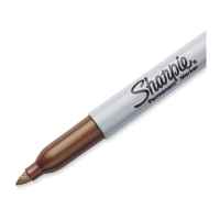 Sharpie Permanent Marker Fine Point Bronze Box of 12