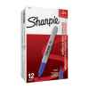 Sharpie Fine Point Permanent Marker Blue Box of 12