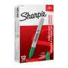 Sharpie Permanent Marker Fine Point Green Box of 12