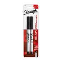 Sharpie Permanent Marker Ultra Fine Point Black Pack of 2