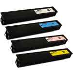 4 Pack Compatible Toshiba e-Studio 2820c 3520c 4520c Toner Cartridge Set TFC28D