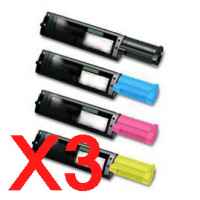 3 Lots of 4 Pack Compatible Fuji Xerox DocuPrint C525A Toner Cartridge Set