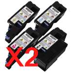 2 Lots of 4 Pack Compatible Fuji Xerox DocuPrint CP105B CP205 CP205W CM205B CM205FW Toner Cartridge Set