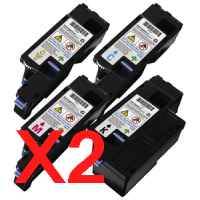 2 Lots of 4 Pack Compatible Fuji Xerox DocuPrint CP105B CP205 CP205W CM205B CM205FW Toner Cartridge Set