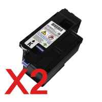 2 x Compatible Fuji Xerox DocuPrint CP105B CP205 CP205W CM205B CM205FW Black Toner Cartridge CT201591