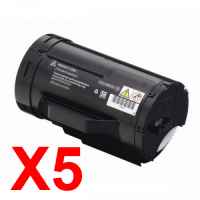 5 x Compatible Fuji Xerox DocuPrint P455 P455d Toner Cartridge CT201949