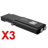 3 x Compatible Fuji Xerox DocuPrint CP405d CM405df Black Toner Cartridge CT202033