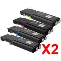 2 Lots of 4 Pack Compatible Fuji Xerox DocuPrint CM415 CM415AP Toner Cartridge Set