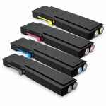 4 Pack Compatible Fuji Xerox ApeosPort V C3320 Toner Cartridge Set