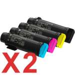 2 Lots of 4 Pack Compatible Fuji Xerox DocuPrint CP315dw CM315z Toner Cartridge Set