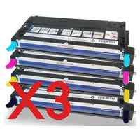 3 Lots of 4 Pack Compatible Fuji Xerox DocuPrint C3290 C3290FS Toner Cartridge Set