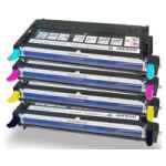 4 Pack Compatible Fuji Xerox DocuPrint C2200 C3300DX C3300 Toner Cartridge Set High Yield