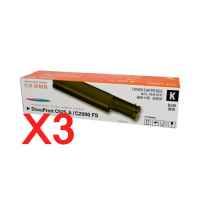 3 x Genuine Fuji Xerox DocuPrint C525A Black Toner Cartridge CT200649