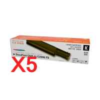 5 x Genuine Fuji Xerox DocuPrint C525A Black Toner Cartridge CT200649