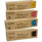 4 Pack Genuine Fuji Xerox DocuPrint C4350 Toner Cartridge Set