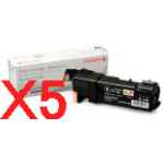 5 x Genuine Fuji Xerox DocuPrint C2120 Black Toner Cartridge CT201303