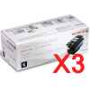 3 x Genuine Fuji Xerox DocuPrint CP105B CP205 CP205W CM205B CM205FW Black Toner Cartridge CT201591