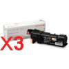 3 x Genuine Fuji Xerox DocuPrint CP305D CM305D CM305DF Black Toner Cartridge CT201632