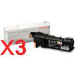 3 x Genuine Fuji Xerox DocuPrint CP305D CM305D CM305DF Black Toner Cartridge CT201632