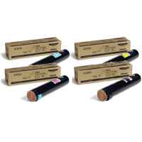 4 Pack Genuine Fuji Xerox DocuPrint C5005D Toner Cartridge Set