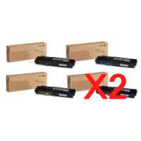 2 Lots of 4 Pack Genuine Fuji Xerox DocuPrint CP405d CM405df Toner Cartridge Set