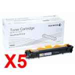 5 x Genuine Fuji Xerox DocuPrint P115 P115b Toner Cartridge CT202137