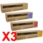3 Lots of 4 Pack Genuine Fuji Xerox DocuCentre SC2020 SC2020nw Toner Cartridge Set