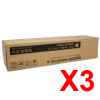 3 x Genuine Fuji Xerox DocuCentre SC2020 SC2020nw Black Toner Cartridge CT202246