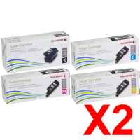 2 Lots of 4 Pack Genuine Fuji Xerox DocuPrint CP115W CP116W CP225W CM115W CM225FW Toner Cartridge High Yield Set