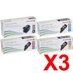 3 Lots of 4 Pack Genuine Fuji Xerox DocuPrint CP115W CP116W CP225W CM115W CM225FW Toner Cartridge High Yield Set