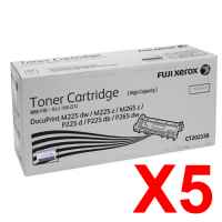 5 x Genuine Fuji Xerox DocuPrint P225d P265dw M225z M265dw Toner Cartridge High Yield CT202330