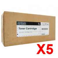 5 x Genuine Fuji Xerox DocuPrint M465 M465AP Toner Cartridge Standard Yield CT202372