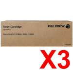 3 x Genuine Fuji Xerox ApeosPort 2560 3060 3560 Toner Cartridge CT202508