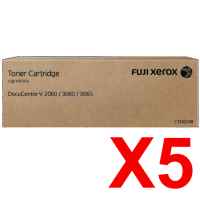 5 x Genuine Fuji Xerox ApeosPort 2560 3060 3560 Toner Cartridge CT202508