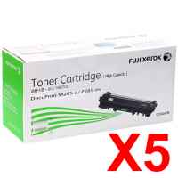 5 x Genuine Fuji Xerox DocuPrint P275dw M275z P285dw M285z Toner Cartridge High Yield CT202878