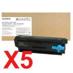 5 x Genuine FUJIFILM ApeosPort 4020SD Toner Cartridge Extra High Yield Use and Return CT203478