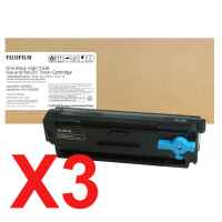 3 x Genuine FUJIFILM ApeosPort 4020SD Toner Cartridge High Yield Use and Return CT203550