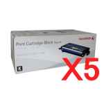 5 x Genuine Fuji Xerox DocuPrint C2200 C3300DX C3300 Black Toner Cartridge High Yield CT350674